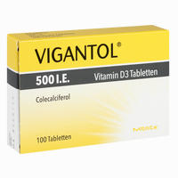 Vigantol 500 I. E. Vitamin D3 Tabletten 100 Stück - ab 2,29 €