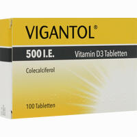 Vigantol 500 I. E. Vitamin D3 Tabletten 100 Stück - ab 2,29 €