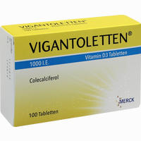 Vigantoletten 1000 I.e. Vitamin D3 Tabletten  100 Stück - ab 5,59 €