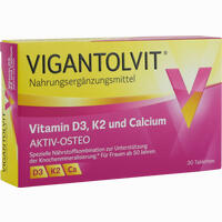 Vigantolvit Vitamin D3 K2 Calcium Filmtabletten 30 Stück - ab 6,72 €