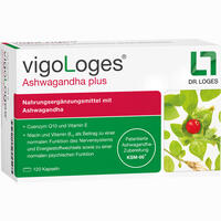 Vigologes Ashwagandha Plus 120 Stück - ab 16,84 €