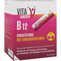 Vita Aktiv B 12 Direktsticks mit Eiweißbausteinen Beutel 20 Stück - ab 9,24 €