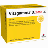 Vitagamma D3 2.000 I.e. Vitamin D3 Tabletten 50 Stück - ab 6,01 €