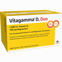 Vitagamma D3 Duo 1.000 I.e. + 150 Mg Magnesium Tabletten 50 Stück - ab 9,86 €