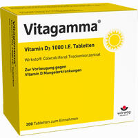 Vitagamma Vitamin D3 1000 I.e.tabletten  50 Stück - ab 2,27 €