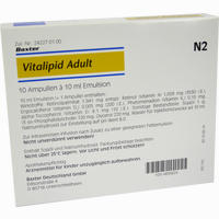 Vitalipid Adult Ampullen Baxter deutschland 10 x 10 ml