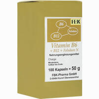 Vitamin B 6 + B 12 + Folsäure N Kapseln  400 Stück - ab 0,00 €
