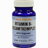 Vitamin B- Gesamtkomplex Gph Kapseln  30 Stück - ab 8,66 €