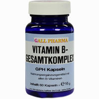 Vitamin B- Gesamtkomplex Gph Kapseln  30 Stück - ab 7,68 €