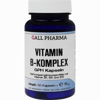 Vitamin B- Komplex Gph Kapseln  30 Stück - ab 4,98 €