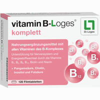 Vitamin B- Loges Komplett Filmtabletten 120 Stück - ab 13,86 €