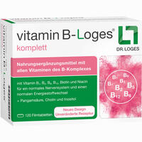 Vitamin B- Loges Komplett Filmtabletten 120 Stück - ab 14,47 €