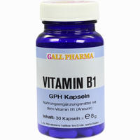 Vitamin B1 Gph Kapseln 1.4mg  30 Stück - ab 4,96 €