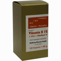 Vitamin B12 + B6 + Folsäure Komplex N Kapseln 60 Stück - ab 11,57 €