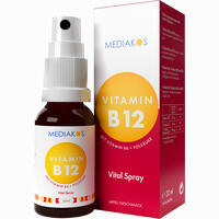 Vitamin B12 + B6 + Folsäure Mediakos Vital Spray 20 ml