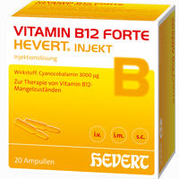 Vitamin B12 Forte Hevert Injekt Ampullen 50 x 2 ml - ab 0,00 €