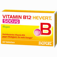Vitamin B12 Hevert 500 Ug 60 Stück