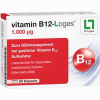 Vitamin B12- Loges 1.000 Ug Kapseln 60 Stück - ab 11,77 €
