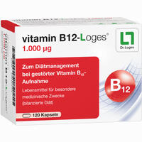 Vitamin B12- Loges 1.000 Ug Kapseln 60 Stück - ab 11,77 €