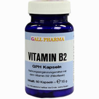 Vitamin B2 Gph 1.6mg Kapseln 30 Stück - ab 5,39 €