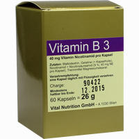 Vitamin B3 Kapseln 60 Stück - ab 12,41 €