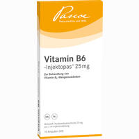 Vitamin B6- Injektopas 25mg Injektionslösung 10 x 2 ml - ab 4,16 €
