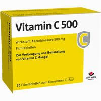 Vitamin C 500 Filmtabletten  20 Stück - ab 4,28 €