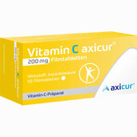 Vitamin C Axicur 200 Mg Filmtabletten  50 Stück - ab 3,36 €