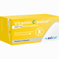 Vitamin C Axicur 200 Mg Filmtabletten  50 Stück - ab 3,36 €