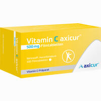 Vitamin C Axicur 500 Mg Filmtabletten Axicorp pharma 100 Stück