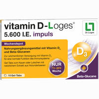 Vitamin D- Loges 5.600 I.e. Impuls Kautabletten 15 Stück - ab 7,86 €