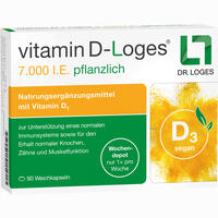 Vitamin D- Loges 7. 000 I. E. Pflanzlich Wochendepot 30 Stück - ab 8,66 &euro;