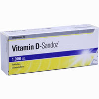 Vitamin D- Sandoz 1. 000 I. E. Tabletten 50 Stück 