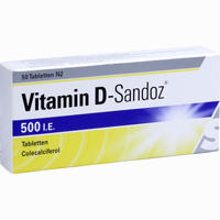 Vitamin D- Sandoz 500 I. E. Tabletten 50 Stück 