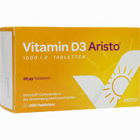 Vitamin D3 Aristo 1000 I. E. Tabletten 200 Stück