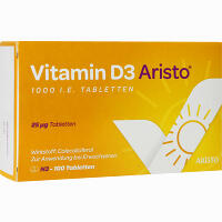 Vitamin D3 Aristo 1000 I. E. Tabletten 100 Stück