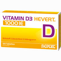 Vitamin D3 Hevert 1000 I. E. 100 Stück