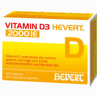 Vitamin D3 Hevert 2000 Ie 60 Stück - ab 5,30 €