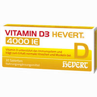 Vitamin D3 Hevert 4000 Ie 30 Stück - ab 5,15 €