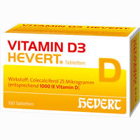 Vitamin D3 Hevert Tabletten 50 Stück - ab 0,00 €