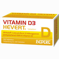 Vitamin D3 Hevert Tabletten 100 Stück - ab 4,87 €