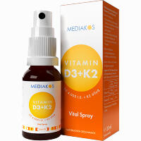 Vitamin D3 + K2 4000 Ie 60 Ug Mediakos Vital Spray 20 ML