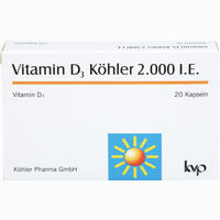 Vitamin D3 Köhler 2000 Ie Kapseln 120 Stück - ab 2,59 €