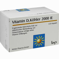 Vitamin D3 Köhler 2000 Ie Kapseln 120 Stück - ab 2,50 €