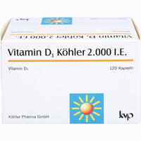 Vitamin D3 Köhler 2000 Ie Kapseln 120 Stück - ab 2,59 €