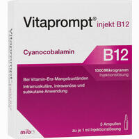 Vitaprompt Injekt B12 1000 Ug Injektionslösung 5 x 1 ml