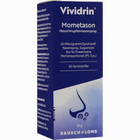 Vividrin Mometason Heuschnupfennasenspray 50ug 10 g - ab 3,89 €