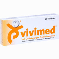 Vivimed mit Coffein gegen Kopfschmerzen Tabletten 20 Stück - ab 2,28 €