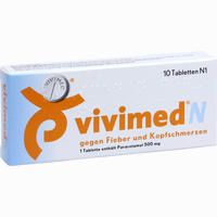 Vivimed N gegen Fieber und Kopfschmerzen Tabletten 10 Stück 