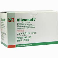 Vliwasoft Vliesstoff- Kompresse Steril 10x20cm Kompressen Lohmann & Rauscher GmbH & Co.KG 50 Stück
